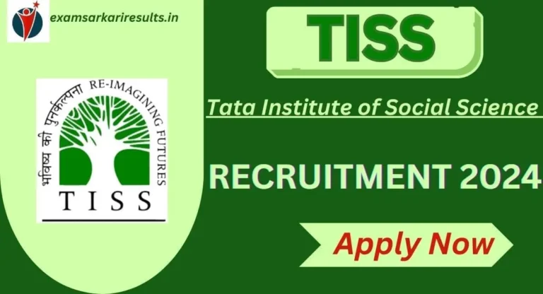 TISS Recruitment 2024,