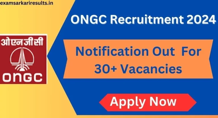 ONGC Recruitment 2024