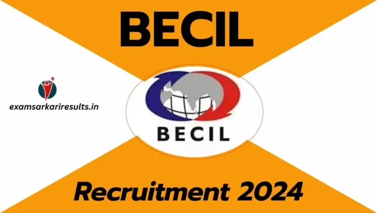 BECIL Recruitment 2024